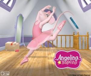 Puzzle Angelina Ballerina αγαπάει ο χορός